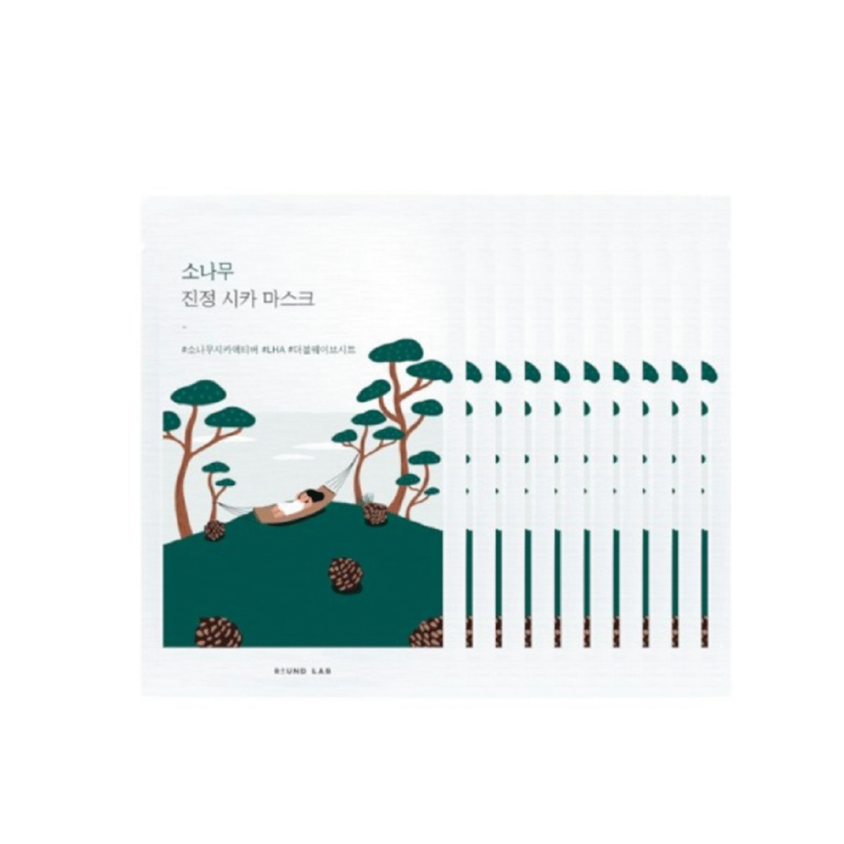 Round Lab Pine Calming Cica Mask 10 Masks