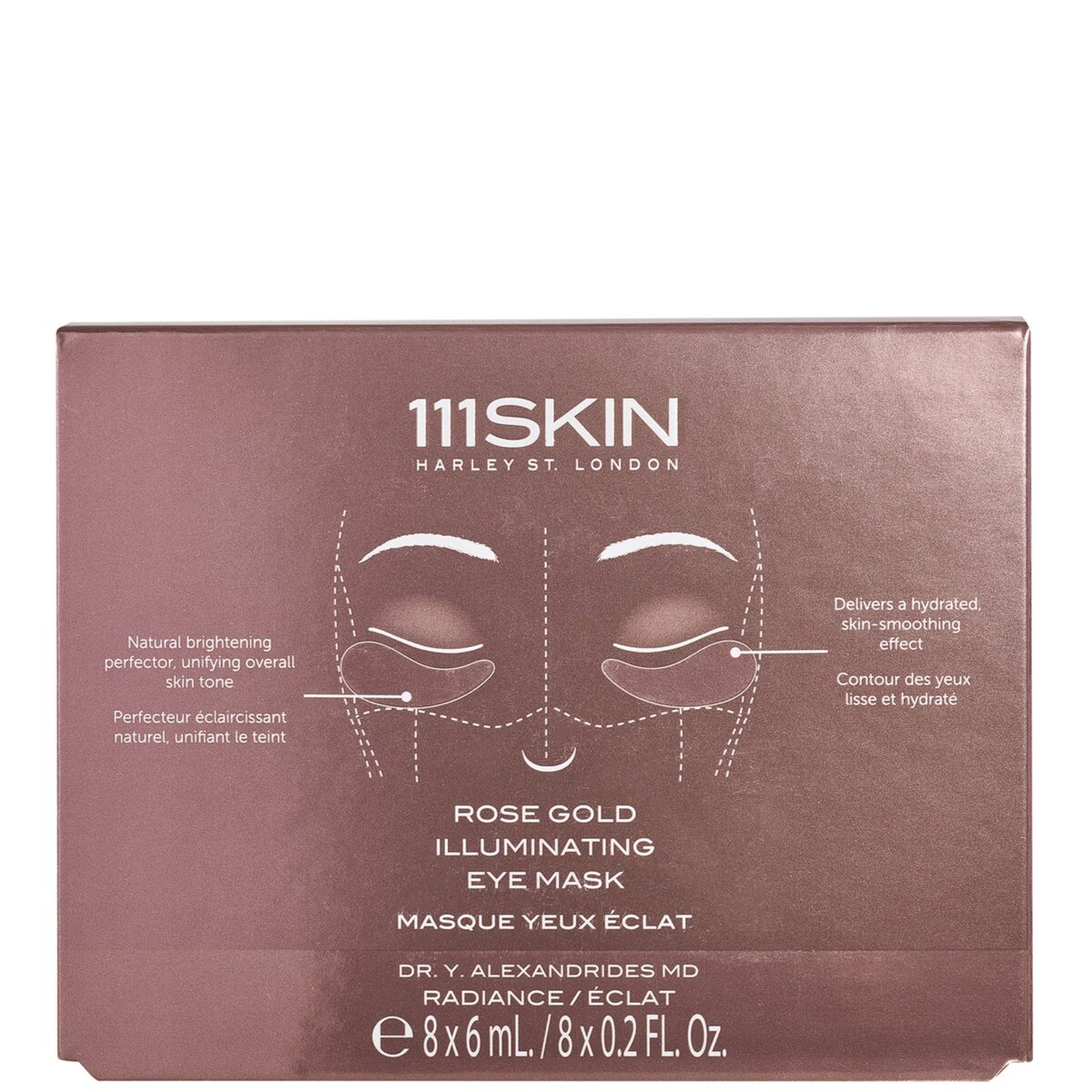 111SKIN Rose Gold Illuminating Eye Mask (Various Options) - 8 x 6ml