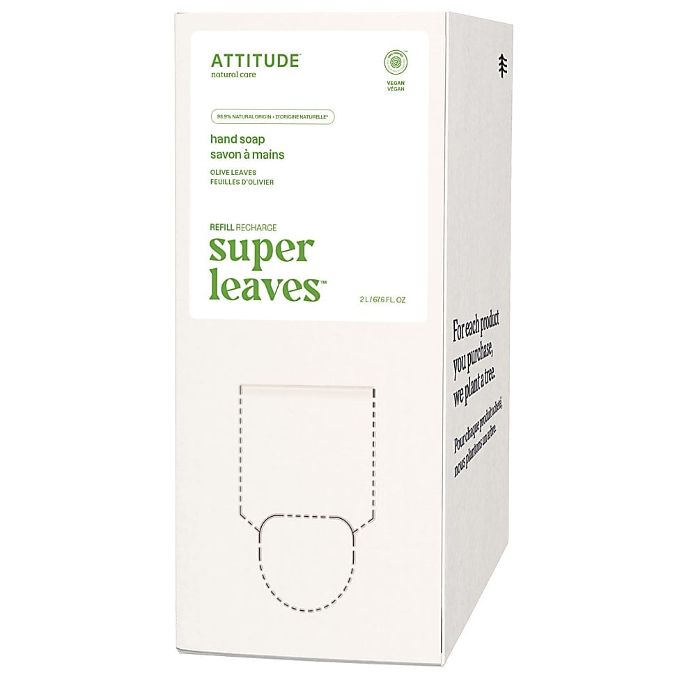 Attitude Bulk 2 to Go 2L Super Leaves Hand Soap - Olive Leaves