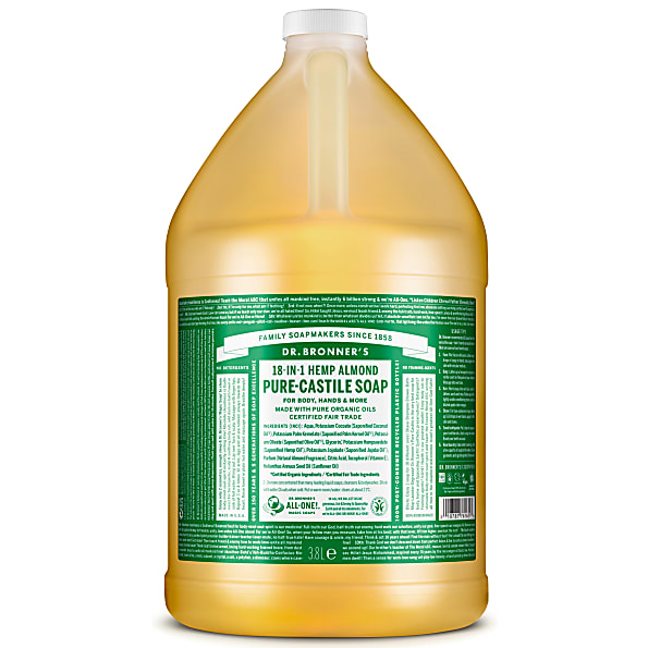 Dr. Bronner's Almond Castile Liquid Soap - 3.8L