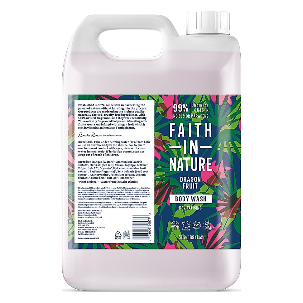 Faith in Nature Dragon Fruit Body Wash - 5L