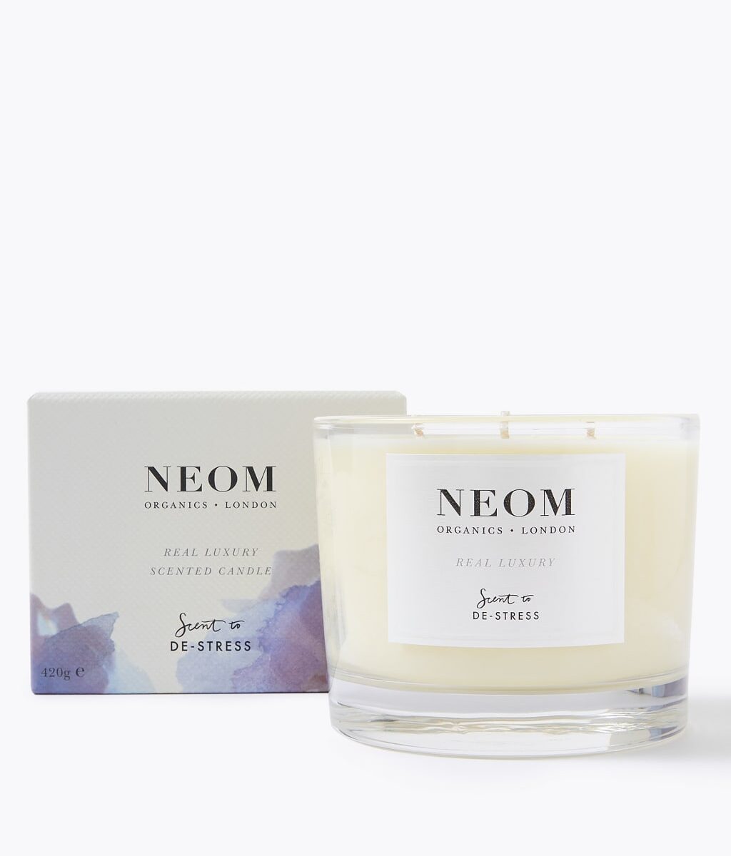 Neom Wellbeing Real Luxury Candle (3 wicks) 420g