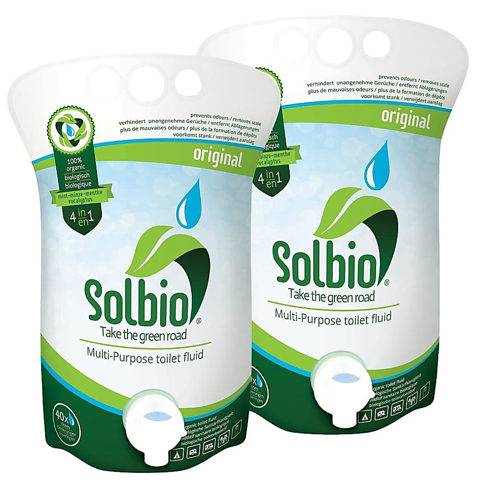 Solbio Organic Toilet Fluid for Mobile Toilets 2 x 1600ml