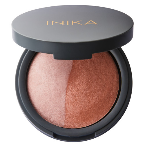 Inika Organic Baked Mineral Blush Duo Pink Tickle