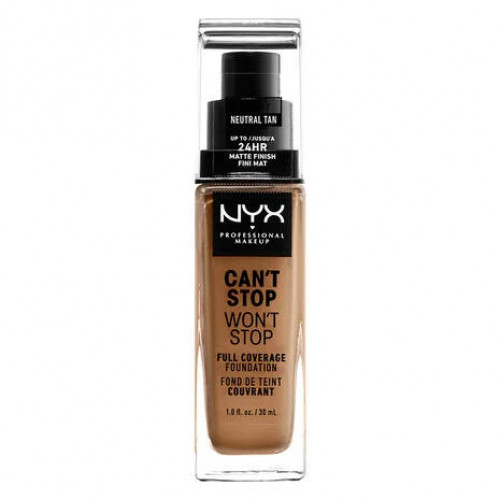 NYX Professional Makeup Can't Stop Won't Stop Full Coverage Foundation 12.7 Neutral Tan
