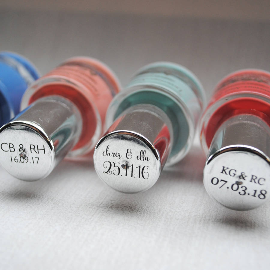 Wedding Favour Gift Set Of 20 Nail Polishes