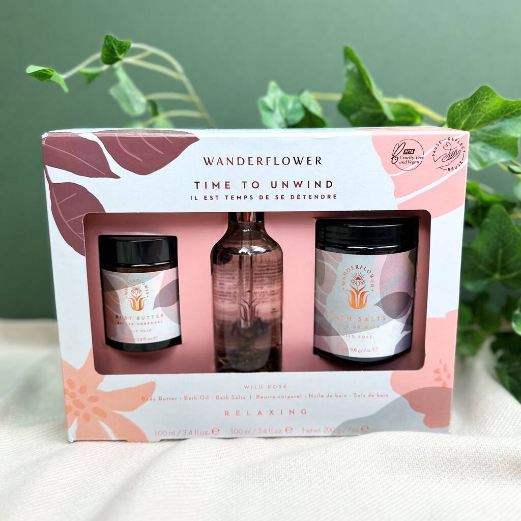 Three Piece Time To Unwind Relaxing Gift Set