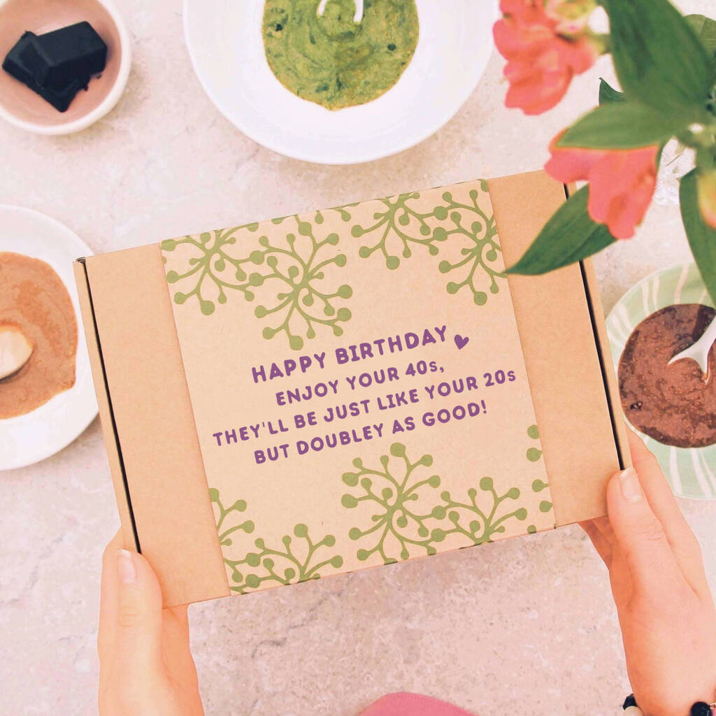 40th Birthday Organic Vegan Make Your Own Skincare Gift