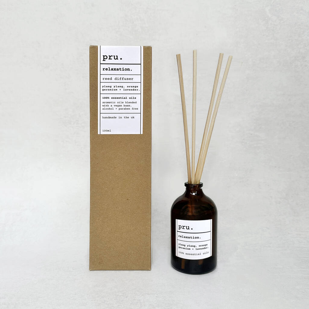 Apothecary 100% Essential Oil Diffuser Relaxation, Brown/Cream/White