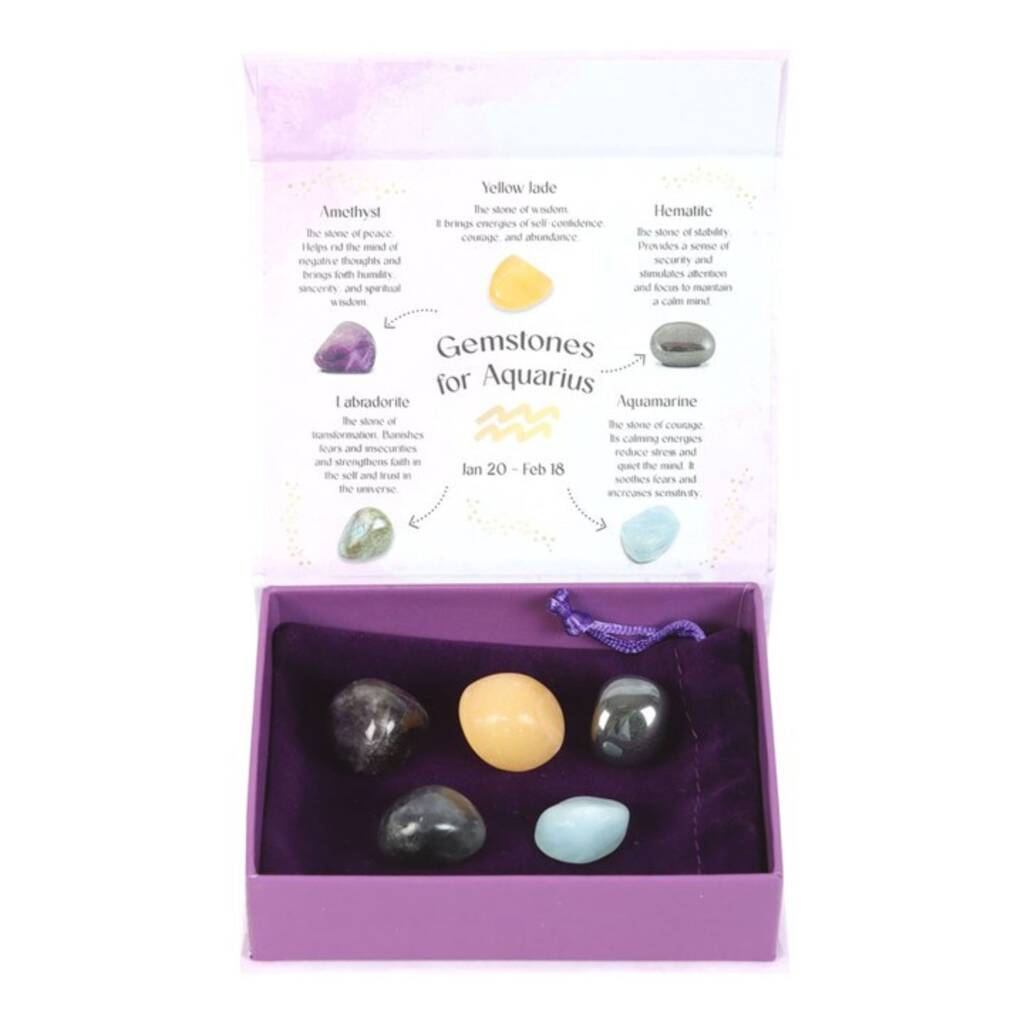 Aquarius Crystals Set