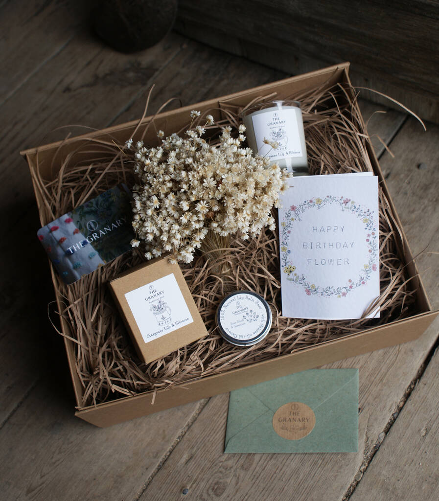 'Birthday' Posy Gift Box