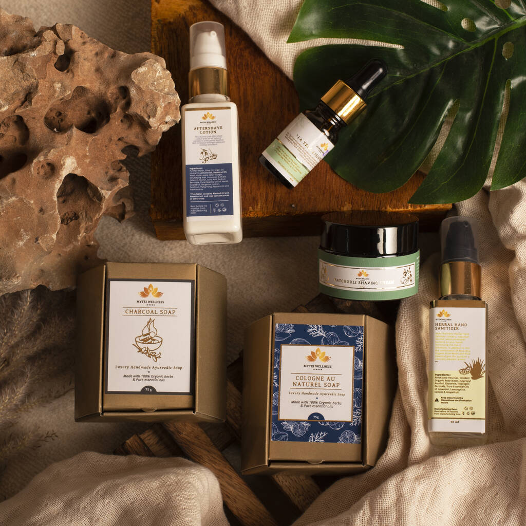 Men's Ayurvedic Gift Set Vegan Friendly Gift Hamper