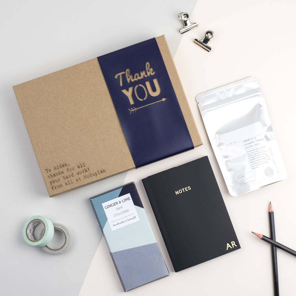 Thank You Letterbox Gift Blue, Blue