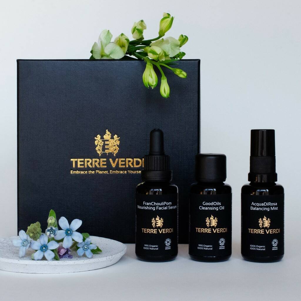 The Three Step Routine Box - Organic Facial Gift Set
