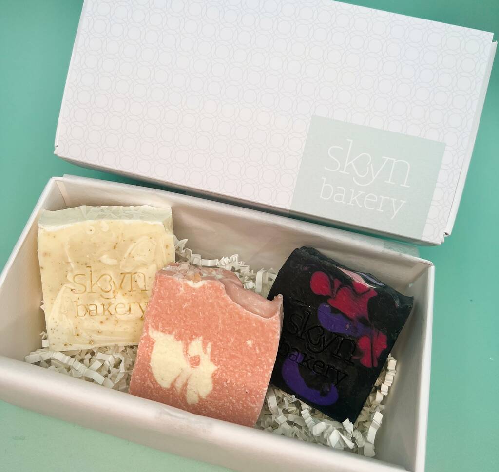 Three Handmade Soaps Gift Set