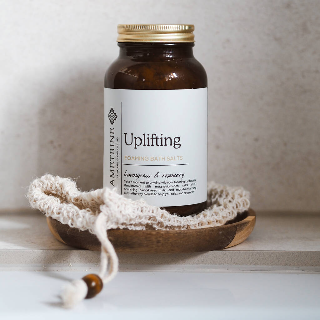 Uplifting Lemongrass Foaming Bath Salts