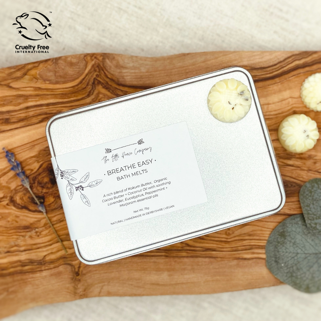 Vegan Relaxing Bath Oil Melts Breathe Easy