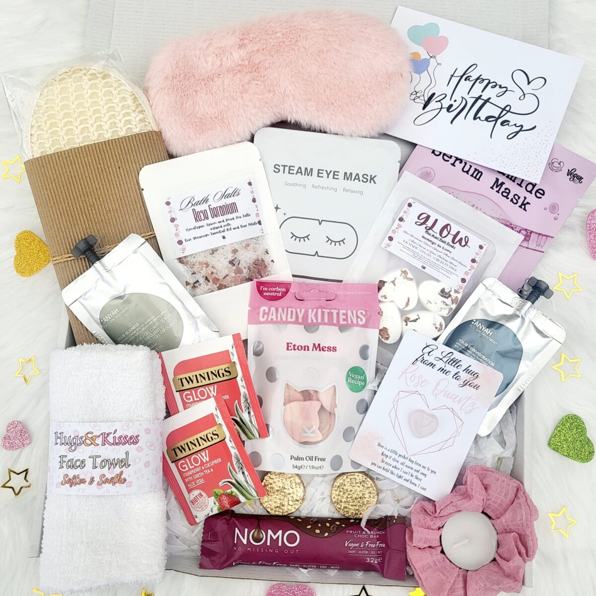Vegan Pamper Hamper Gift Box , Vegan Self Care Package