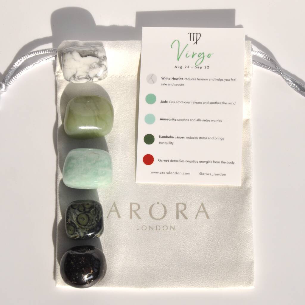 Virgo Zodiac Crystal Kit