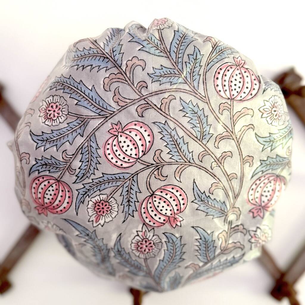 Waterproof Shower Cap In Bess Print, Grey/Pink/White