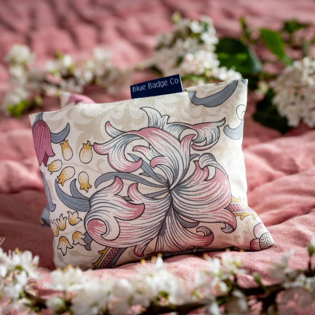 Wheat Warmer In William Morris Golden Lily Plum, Wheat