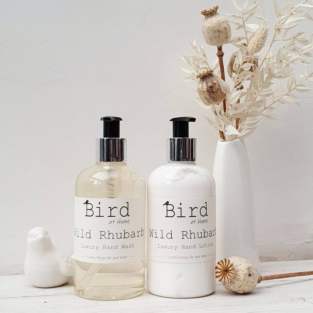 Wild Rhubarb Luxury Hand Care Collection, Natural