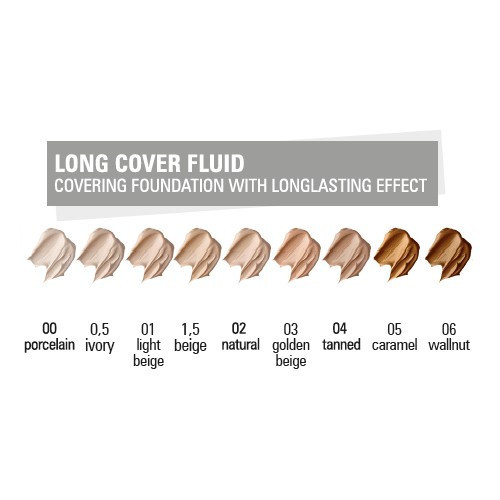 Paese Long Cover Fluid Face Foundation 03 Golden Beige