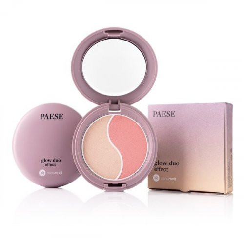 Paese Nanorevit Glow Duo Effect Brightening Powder and Blush 4.5g