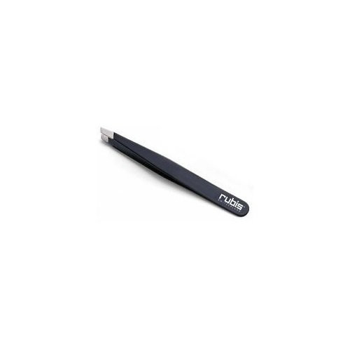 Rubis Slanted Tip Black Tweezers 130