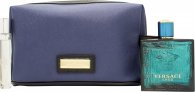 Versace Eros Gift Set 100ml EDT + 10ml EDT + Toiletry Bag