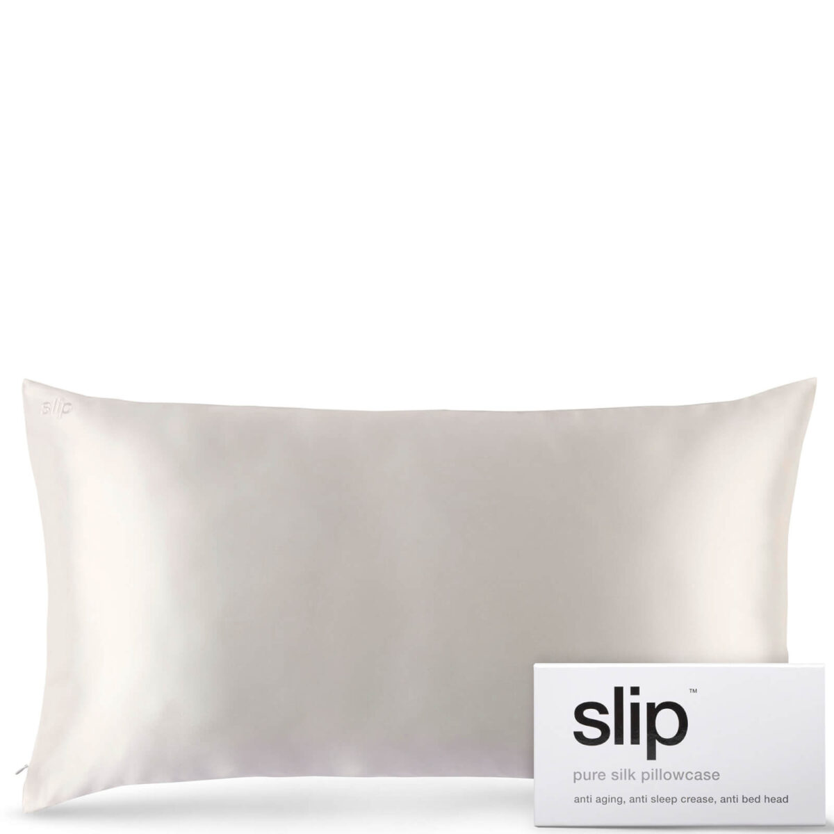 Slip Silk Pillowcase King - White