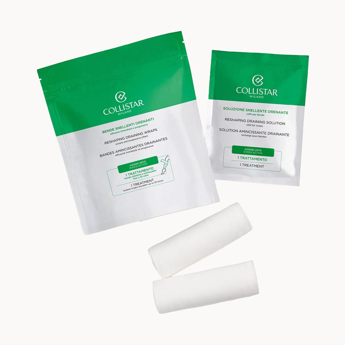 Collistar Reshaping Draining Wraps 2 x 100ml Instant And Progressive Effect 200ml