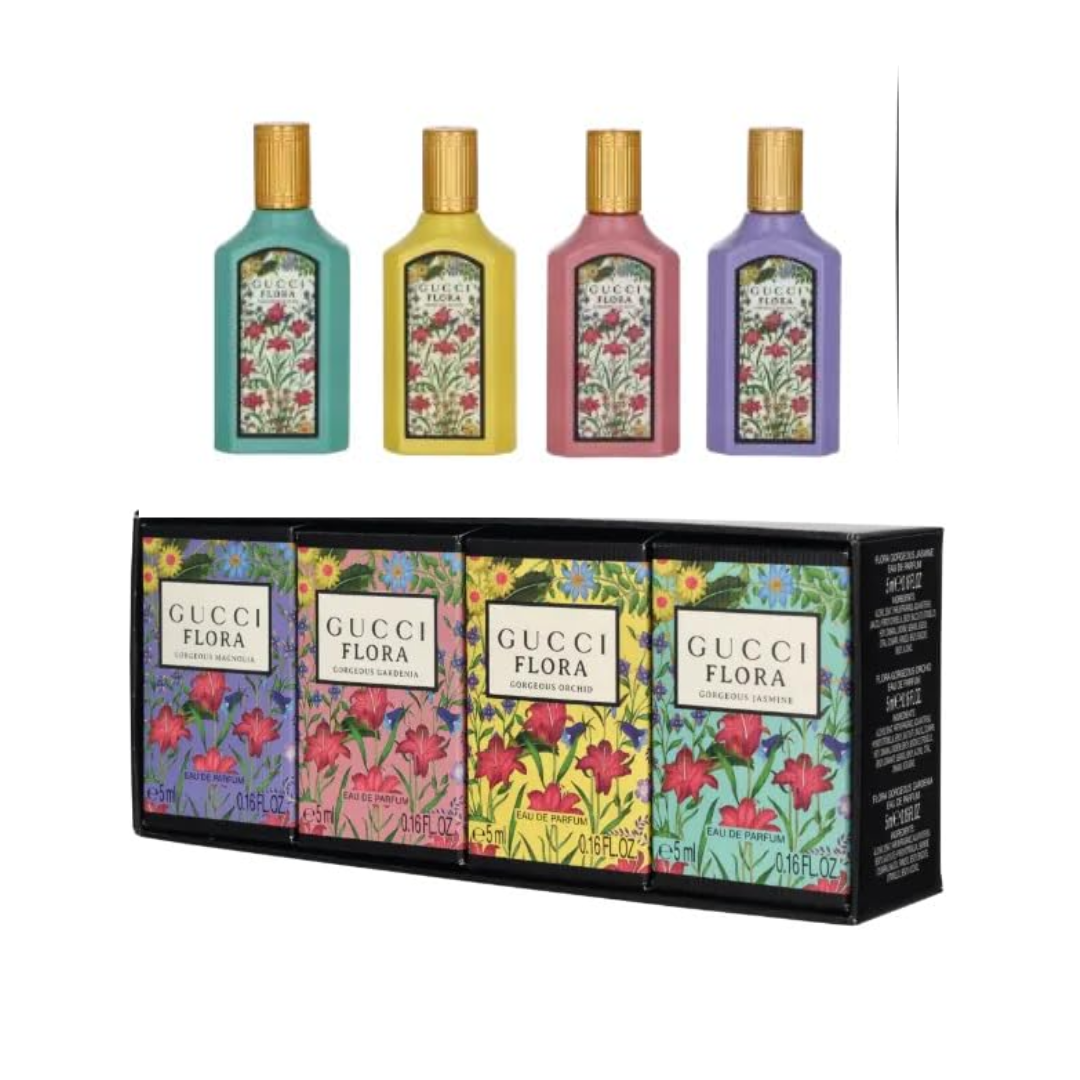 Gucci Flora Gift Set EDP 5ml, Gardenia, Magnolia, Orchid, Jasmine