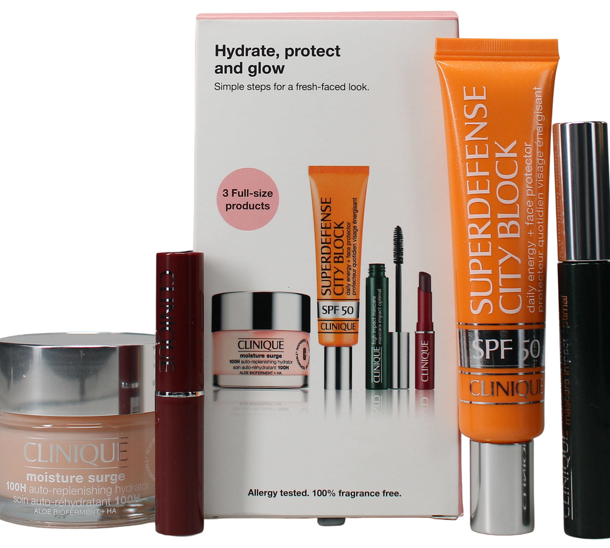 Clinique Hydrate Protect & Glow 3 Piece Gift Set