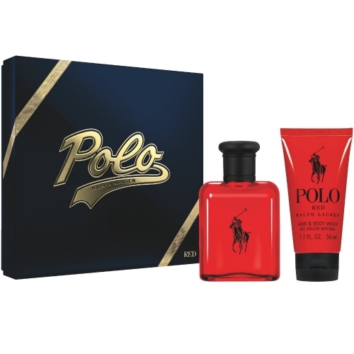 Ralph Lauren Polo Red 75ml EDT Spray + 50ml SG Set