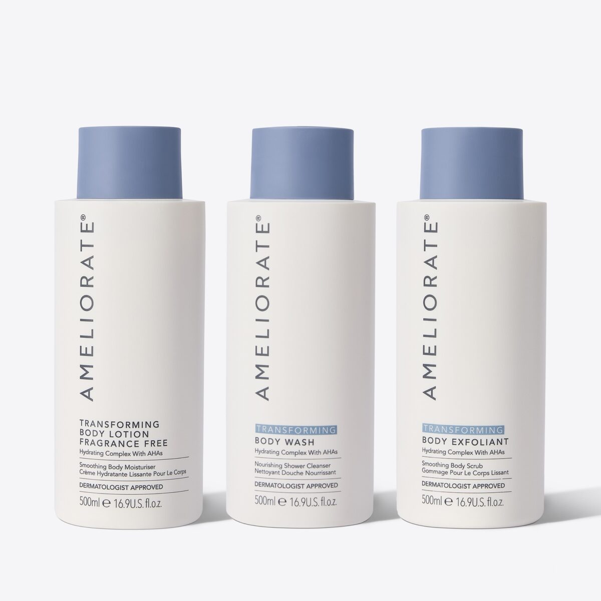 AMELIORATE Smooth Skin Supersize Bundle, Fragrance Free (Worth £83)