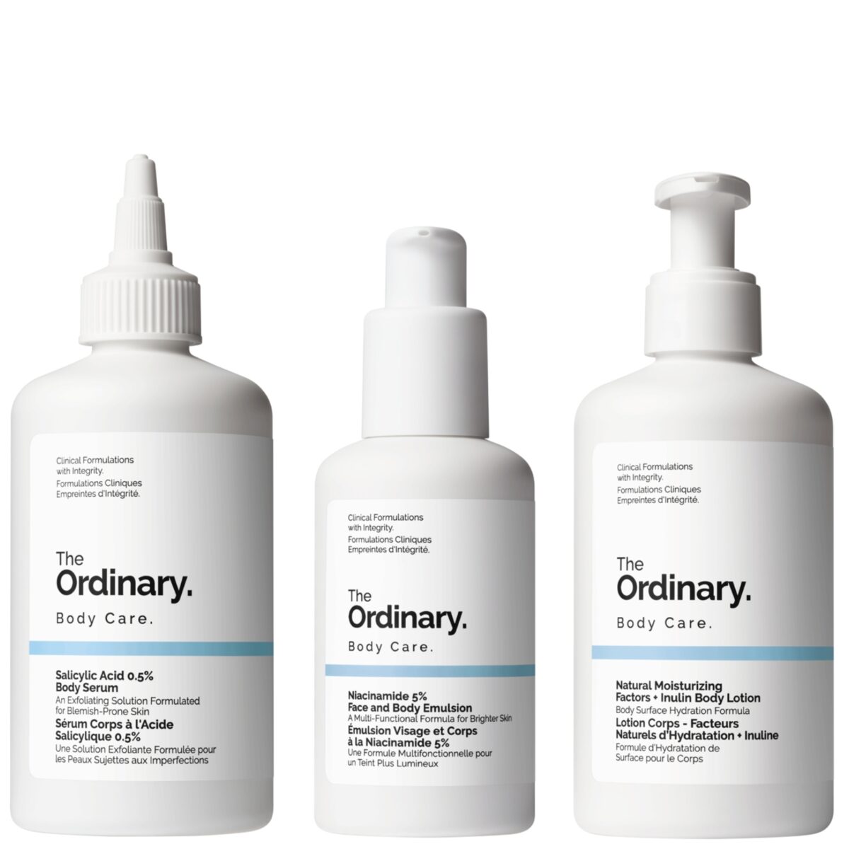 The Ordinary Body Care Routine for Smooth Skin with Salicylic Acid and Niacinamide