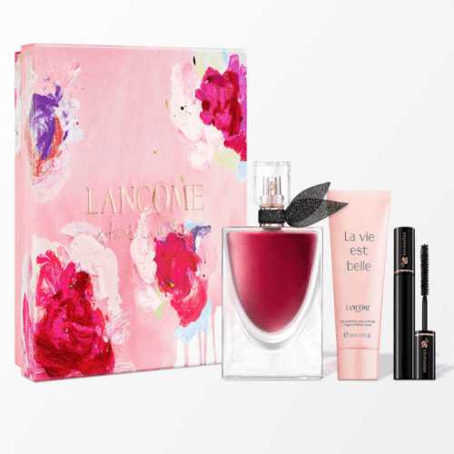 Lancome La Vie Est Belle L'Elixir 50ml EDP Spray+50ml BL+ Mascara 2ml Set