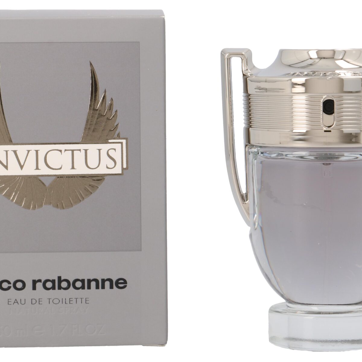 Paco Rabanne Mens Invictus Eau de Toilette 50ml - NA - One Size