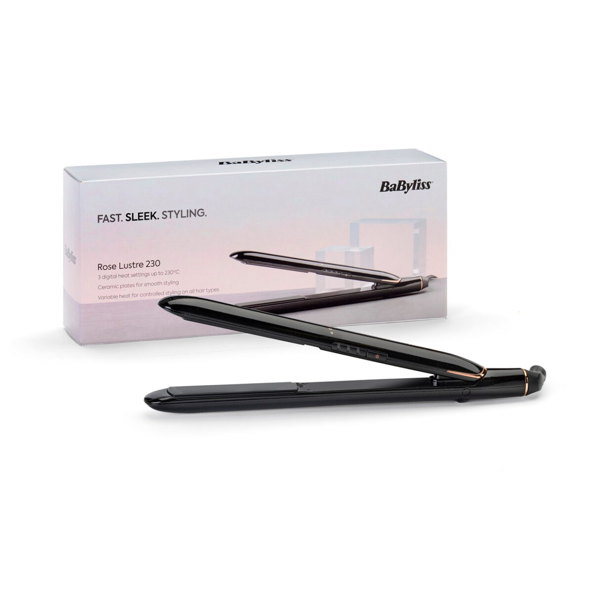 BaByliss Rose Lustre 230 Straightener