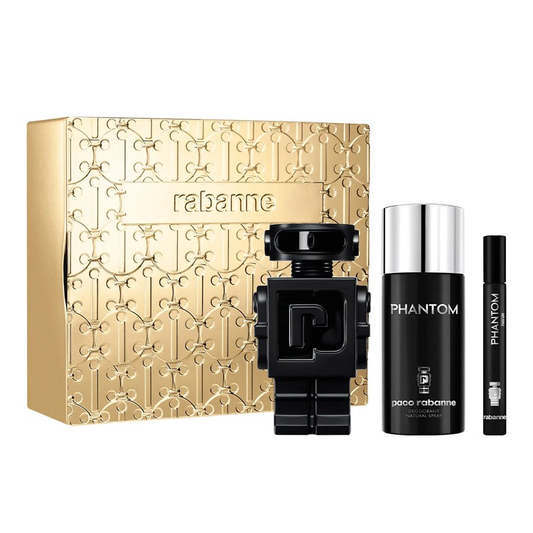 Paco Rabanne Phantom Parfum 100ml Spray 3pc Set