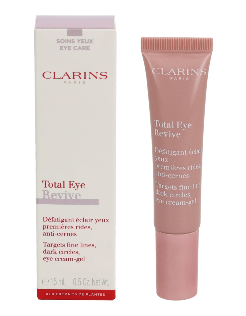 Clarins Unisex Total Eye Revive Eye Cream-Gel 15 ml - One Size