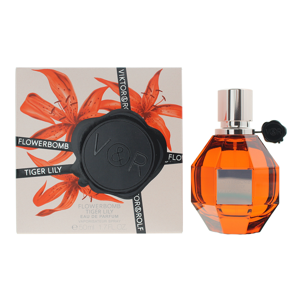 Viktor & Rolf Womens Flowerbomb Tiger Lily Eau de Parfum 50ml Spray for Her - One Size