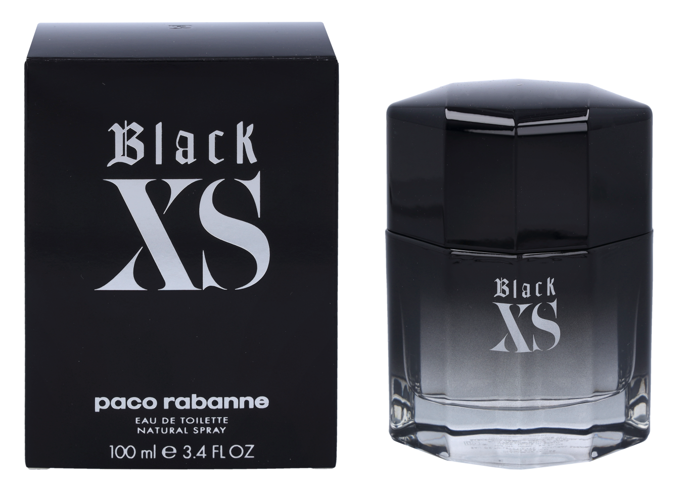Paco Rabanne Mens Black Xs Eau de Toilette 100ml - One Size