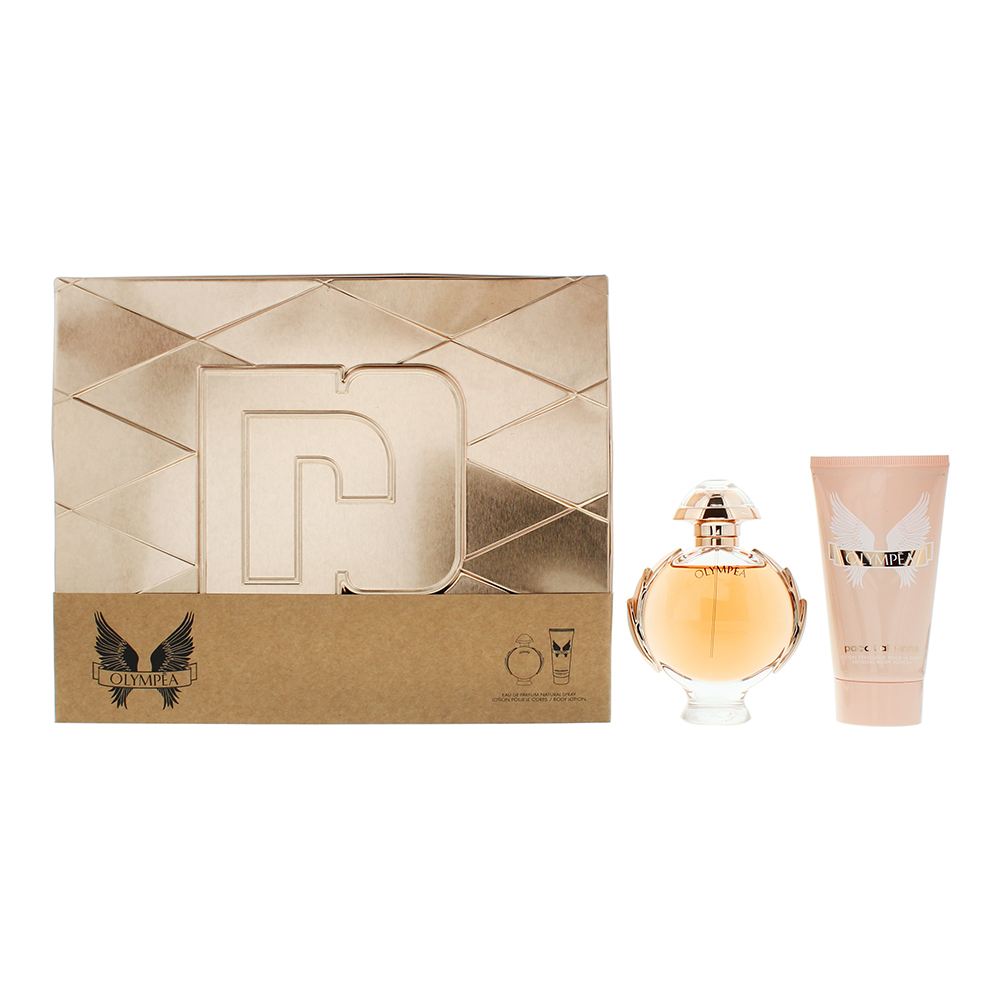 Paco Rabanne Womens Olympea Eau De Parfum 50ml + Body Lotion 75ml Gift Set - Green - One Size