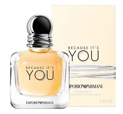 Emporio Armani Womens BECAUSE ITS YOU EDP SPRAY 50ML - Rose - One Size