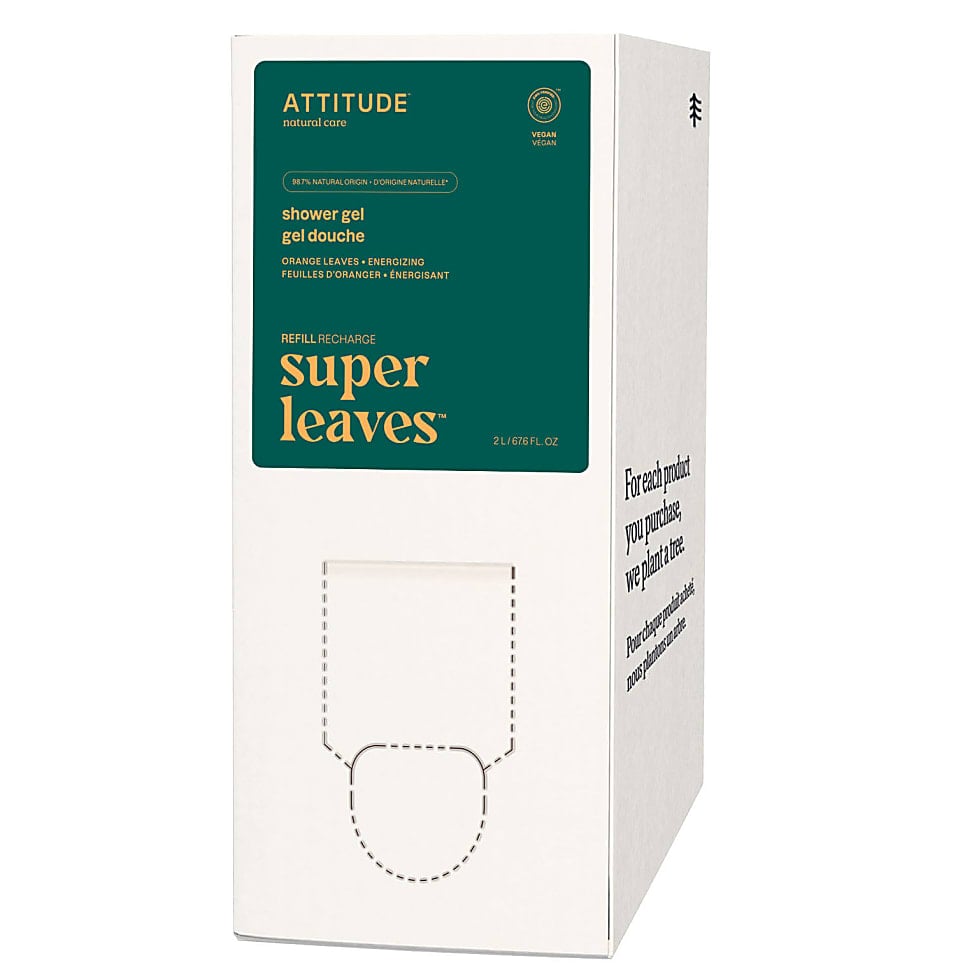 Attitude Super Leaves Bulk to Go 2L Shower Gel - Invigorating