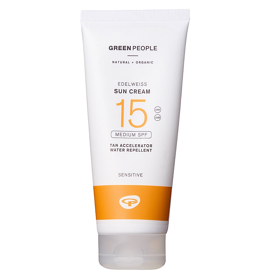 Green People Natural Edelweiss Sun Lotion SPF 15 with Tan Accelerator