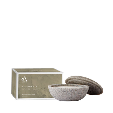 Lochranza Mens Shave Stone & Soap 100g