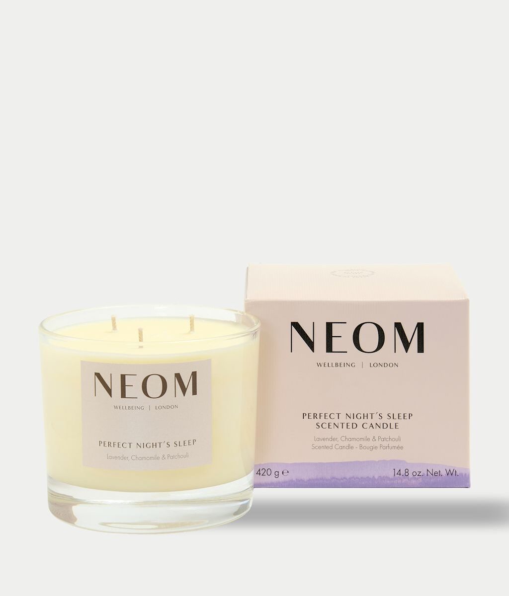 NEOM Wellbeing Perfect Night's Sleep 3 Wick Candle 420g